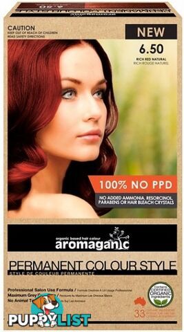 Aromaganic 6.50 Rich Red (Natural) - Aromaganic Hair Products - 9331636004133