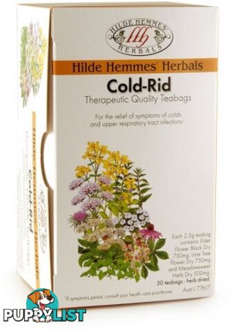 Hilde Hemmes Cold-Rid - 30 Teabags - Hilde Hemmes Herbals - 9315915004137