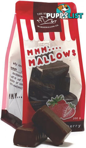 The Sydney Marshmallow Co Chocolate Strawberry Marshmallow  200g - The Sydney Marshmallow Co - 9338713000538