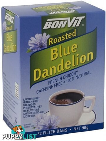 Bonvit Blue Dandelion French Chicory 32 Filter Bags 90g - Bonvit - 9316774183070