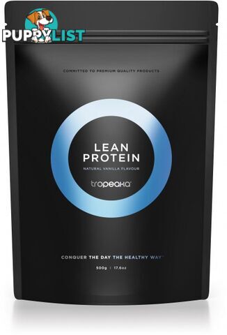 Tropeaka LEAN PROTEIN Vanilla Powder  500g Pouch - Tropeaka - 9350728000457