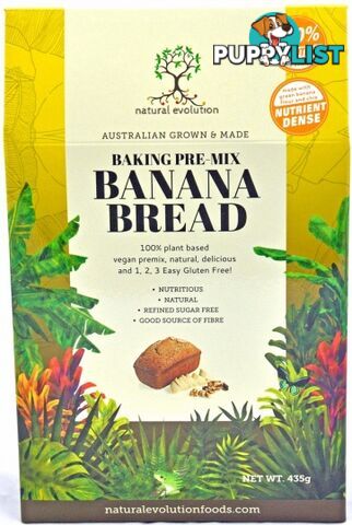 Natural Evolution Banana Bread 435g - Natural Evolution - 0080687505692