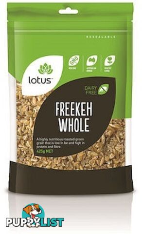 Lotus Freekeh Whole 425g - Lotus - 9317127009306