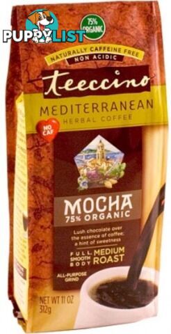 Teeccino Mocha Chicory Herbal Coffee 312g - Teeccino Caffeine Free - 795239800803