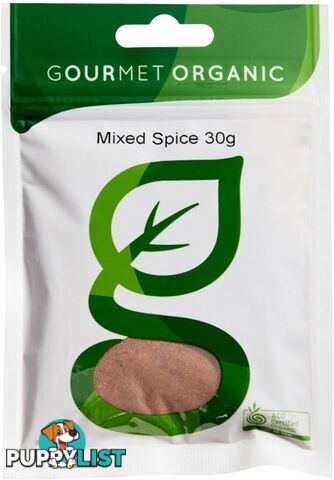 Gourmet Organic Mixed Spice 30g Sachet - Gourmet Organic Herbs - 9332974000856