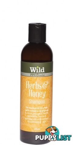 Wild Herbs & Honey Hair Shampoo 250ml - Wild by PPC Herbs - 9327842000168