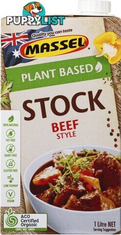 Massel Liquid Beef Style Stock  1L - Massel - 810206005101