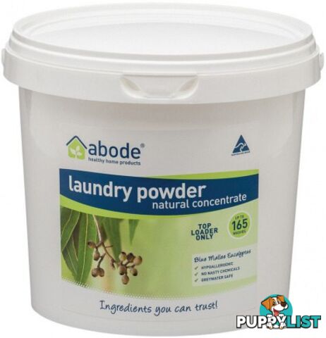 Abode Front & Top Loader Eucalyptus Laundry Powder 4kg - Abode - 9343188001942