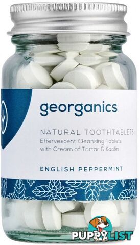 Georganics Toothtablets English Peppermint 120tabs - Georganics - 5060480200210