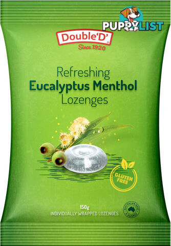 Double D Refreshing Eucalyptus Menthol Lozenges  150g - Double D - 9310481000019