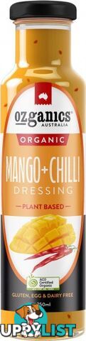 Ozganics Organic Mango & Chilli Dressing Plant Based  250ml - Ozganics - 9327304000477