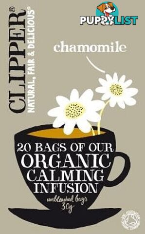 Clipper Organic Calming Infusion - Chamomile 20 Teabags - Clipper Teas - 5021991941726