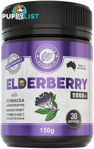 Therapeia Australia Elderberry 2000+  135g - Therapeia Australia - 34966893147