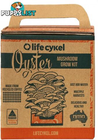 Life Cykel Oyster Mushroom Grow Kit - Life Cykel - 797776401765