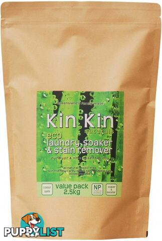 Kin Kin Naturals Eco Soaker & Stain Remover Eucalypt & Lime 2.5kg Pouch - Kin Kin Naturals - 0744109835254