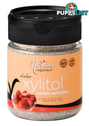 Nirvana Xylitol Vanilla Shaker 200g - Nirvana Organics - 9338196000360