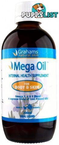 Grahams Mega Oil 200ml - Grahams - 9332996000025