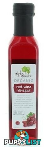 Global Organics Red Wine Vinegar  250ml - Global Organics - 9326721009735