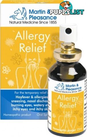 Martin & Pleasance 25ml Allergy Relief - Martin & Pleasance - 9324294001187