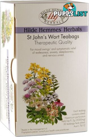 Hilde Hemmes St Johns Wort - 30 Teabags - Hilde Hemmes Herbals - 9315915004052