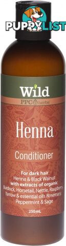 Wild Henna Hair Conditioner 250ml - Wild by PPC Herbs - 9327842000182