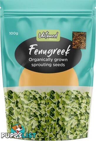 Untamed Fenugreek Earth-Friendly Sprouting Seeds  100g - Untamed Health - 9325307000517