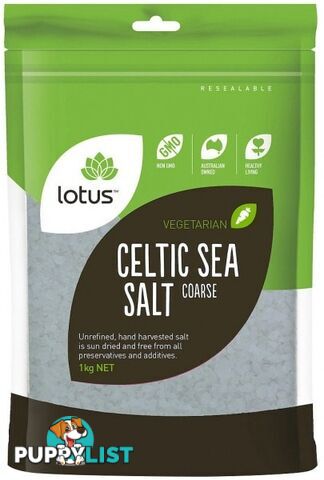 Lotus Celtic Sea Salt - Coarse  1kg - Lotus - 9317127639138