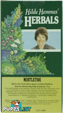 Hilde Hemmes Mistletoe Herb 75gm - Hilde Hemmes Herbals - 9315915000290