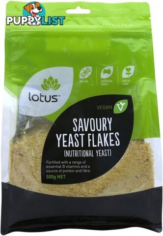 Lotus Nutritional Savoury Yeast Flakes 500g - Lotus - 9317127004073