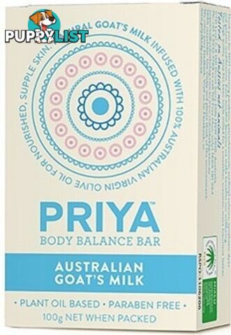 Priya Goats Milk Soap 100g - Priya Soap - 9312894002321