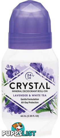 Crystal Roll-On Deodorant Lavender & White Tea 66ml - Crystal - 086449252613