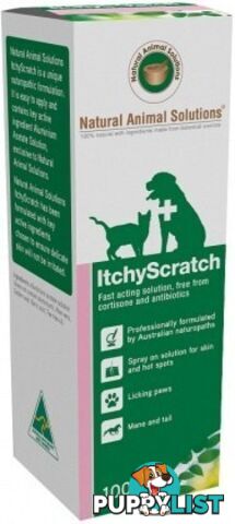 Natural Animal Solutions ItchyScratch 100ml - Natural Animal Solutions - 9341976000269