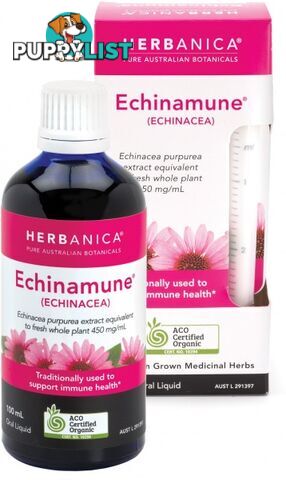 Herbanica Echinamune (Echinacea) Oral Liquid 100ml - Herbanica - 9327842008355