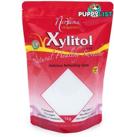 Nirvana Xylitol Stand Up Pouch 1kg - Nirvana Organics - 9338196000117