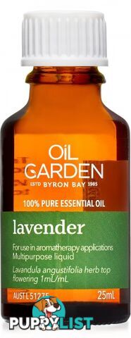 Oil Garden Lavender Pure Essential Oil 25ml - Oil Garden - 9318901200735