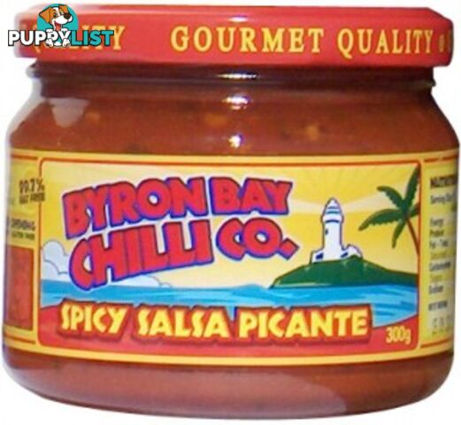 Byron Bay Chilli Spicy/Med Salsa Picante 300g - Byron Bay Chilli Co - 9320342000720