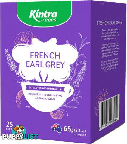 Kintra Foods French Earl Grey 25Teabags - Kintra Foods - 9341709000962