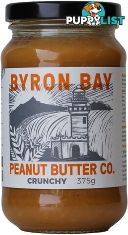 Byron Bay Peanut Butter Crunchy Salted  375g - Byron Bay Peanut Butter Co - 9350936000089