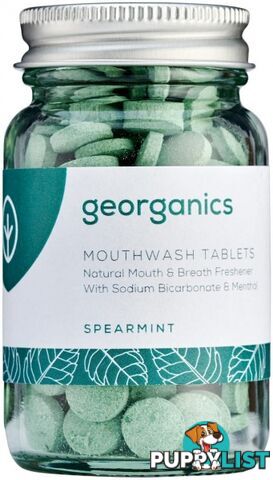 Georganics Mouthwash Tablets Spearmint 180tabs - Georganics - 5060480200661