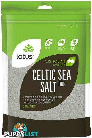 Lotus Celtic Sea Salt - Fine 500g - Lotus - 9317127638858