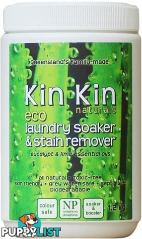 Kin Kin Naturals Eco Soaker & Stain Remover Eucalypt & Lime 1.2kg - Kin Kin Naturals - 9370510501504