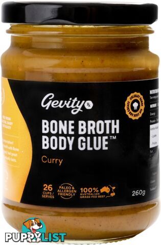 Gevity Rx Bone Broth Body Glue Curry  390g - Gevity Rx - 797776188031