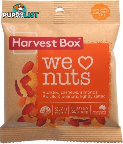 Harvest Box We Love Nuts  45g - Harvest Box - 9347881000011