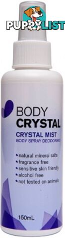 Body Crystal Fragrance Free Mist Spray 150ml - Body Crystal - 9300641001000