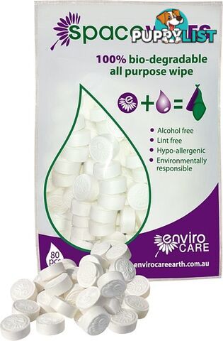 Enviro Care Space Wipes 80 Compressed Tissues - Enviro Care - 9325937010689