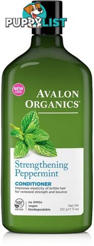 Avalon Organics Strengthening Peppermint Conditioner 325ml - Avalon Organics - 654749351581