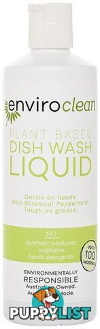 Enviro Clean Dish Wash Liquid 500ml - Enviro Care - 9325937010009