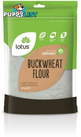 Lotus Organic Buckwheat Flour 500gm - Lotus - 9317127638032