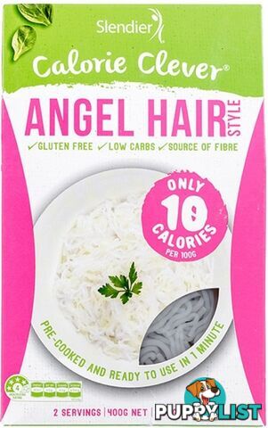 Slendier Konjac Pasta Angel Hair 400g - Slendier - 9346976000509