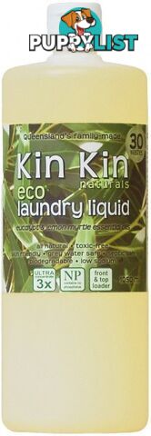 Kin Kin Naturals Eco Laundry Liquid Eucalypt & Lemon Myrtle 1050ml - Kin Kin Naturals - 9370510501542